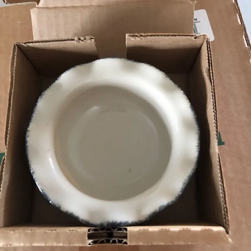 New Home & Garden Party Dip Bowl Hand Made in USA August 2001-NWOT